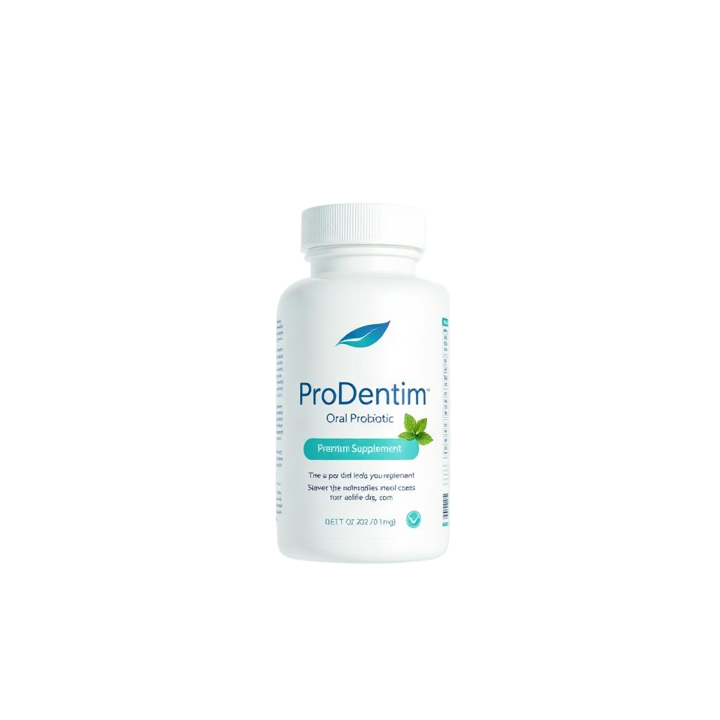 Bottle of the ProDentim oral probiotic supplement